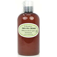 Dr Adorable Creamy Emu Oil bottle closeup for nourished skin and hydration