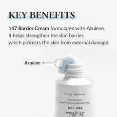 Dr.Althea 147 Barrier Cream texture closeup highlights silky, fast-absorbing formula