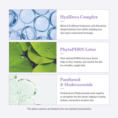 Dr.Althea Jelly Seal Dewy Mask panthenol and madecassoside support the skin barrier.