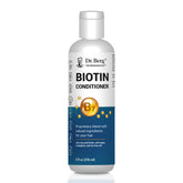Dr. Berg Biotin Conditioner bottle front shows the improved formula for fuller hair