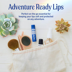 Dr. Bronner's cruelty-free logo on lip balm packaging.
