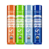 Dr. Bronner's Naked Unscented lip balm protects dry lips with organic beeswax and avocado oil.