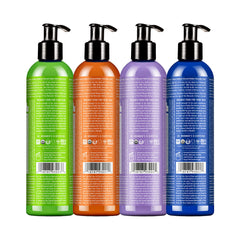 Dr. Bronner's Orange Lavender lotion bottle provides bright scent and skin-softening hydration.