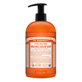 Dr. Bronner's Organic Sugar Soap Tea Tree bottle delivers creamy cleansing for everyday use.