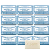 Dr. Bronner's Magic Bar Baby Unscented packaging on recyclable wrapper supports eco-friendly routines.