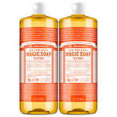 Dr. Bronner’s Tea Tree Pure-Castile liquid bottle for versatile cleanses and skin-friendly lather.