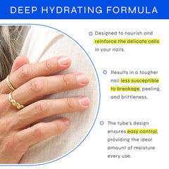 Dr. Dana Nail Strengthener Serum applied for stronger nails