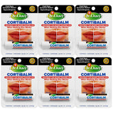 Dr. Dan's Cortibalm tube close-up highlighting soothing lip care benefits