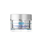 Dr. Denese SkinScience Firming Eye Cream bottle closeup supporting smoother under-eye skin.
