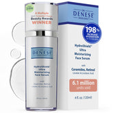 Dr. Denese SkinScience HydroShield serum bottle with pump for easy, long-lasting hydration