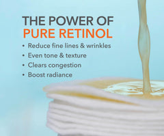 Dr Dennis Gross 0.5% retinol label detail emphasizing high-strength formula