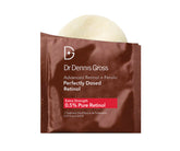 Dr Dennis Gross Advanced Retinol + Ferulic treatment bottle close-up showing anti-aging action