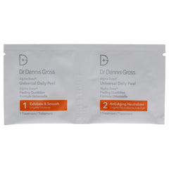 Dr Dennis Gross Alpha Beta Universal Daily Peel Step 2 application for balanced skin tone.