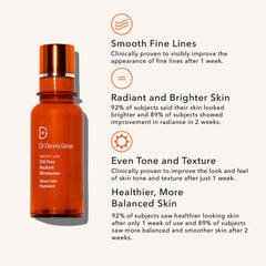 Dr Dennis Gross oil-free serum-moisturizer swirl for smoothing skin