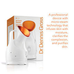 Dr Dennis Gross Pro Facial Steamer helps pores appear clearer after steaming.