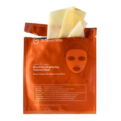 Dr Dennis Gross Vitamin C Lactic mask closeup showing saturated edges for absorption