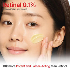 Dr.Different VITALIFT-A Forte texture swatch suggests skin-smoothing potential
