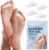 Dr. Frederick's Original hammer toe gel correctors in a 2-pairs pack for all-day comfort.