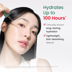 Dr.G R.E.D. blemish clear serum texture close-up shows lightweight hydration