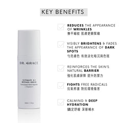 Dr. Grace Ultimate Retinol Serum dispensing pump shown for easy application