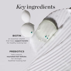 Dr. Groot Hair Thickening Shampoo rosemary oil drop highlights infused rosemary for scalp refreshment.