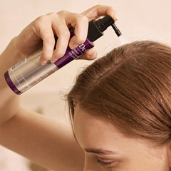 Dr. Groot Scalp Relief Tonic spray application for refreshing scalp