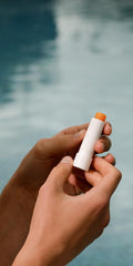 Dr. Hauschka Lip Care Stick packaging highlighting natural ingredients.