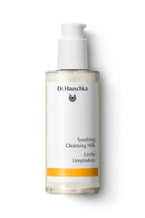 Dr. Hauschka Soothing Cleansing Milk bottle close-up for gentle cleansing