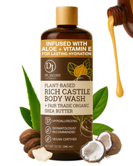 Dr. Jacobs Naturals bottle shows a gentle, all-natural cleanse for daily skin care.