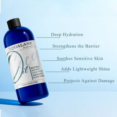 Dr Joe Lab Squalane Oil face-application shows lightweight moisturizer for clean beauty routine