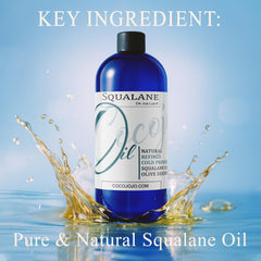 Dr Joe Lab Squalane Oil silky texture view highlights non-greasy feel in seconds