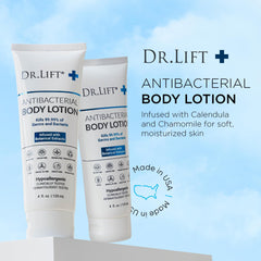 Dr. Lift Antibacterial Body Lotion texture and finish for comfortable daily moisture.