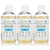 DR. LIFT antibacterial body wash bottle for gentle cleansing and hydration