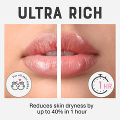 Dr. Lipp balm on cuticles and hands showcases compact daily moisture.