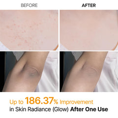 Dr.Melaxin kojic-acid-turmeric-swirl closeup hints brightening support with gentle exfoliation.