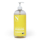 Dr. Natural Castile liquid soap bottle for gentle, all-over cleansing