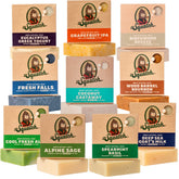Dr. Squatch Coconut Castaway bar soap, lush tropical scent for refreshing skin routine.