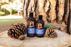 Dr. Squatch Fresh Falls Shampoo lather delivers thorough cleansing with a clean scent.