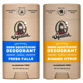 Dr. Squatch Fresh Falls deodorant bottle for all-day confidence