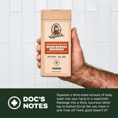 Dr. Squatch Natural Ingredients close-up reveals plant extracts hydrating skin.