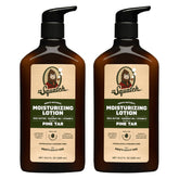 Dr. Squatch Pine Tar lotion bottle front for all-day moisture