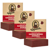 Dr. Squatch Sandalwood Summit 3-pack front view for daily freshness.