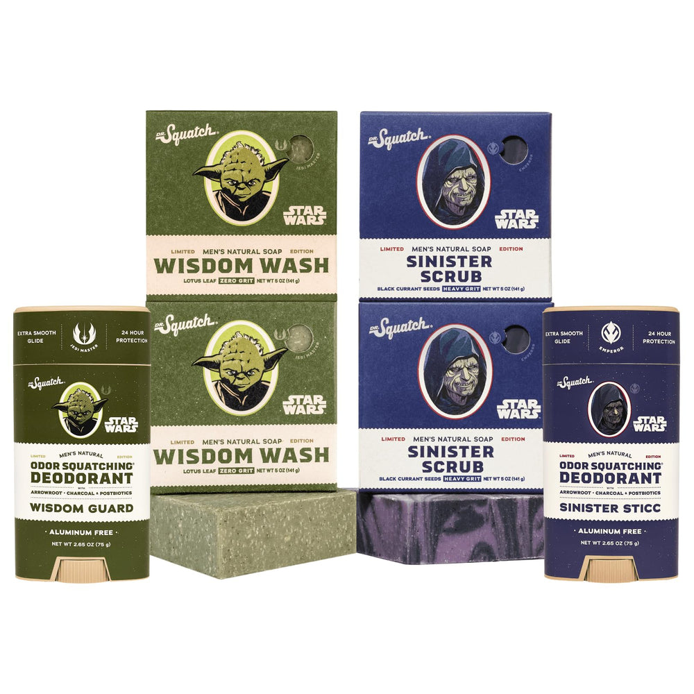 Dr. Squatch Wisdom Wash bar shown for a refreshing daily cleanse