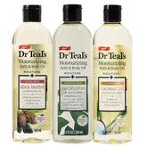 Dr Teal's Eucalyptus bottle hydrates skin with refreshing scent