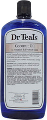 Dr Teal's Coconut Oil Foaming Bath demonstrates luxurious soft-lather for a spa-like soak.