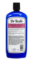 Dr Teal's milk protein formula promoting skin moisture during soak.