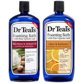 Dr Teal's Shea Butter and Almond Oil foaming bath bottle moisturizes skin