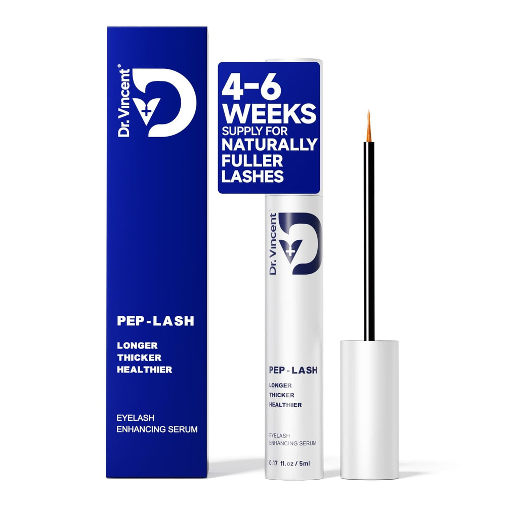 Dr Vincent Lash Serum bottle close-up for easy daily application and lash nourishment.