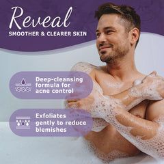 Dr. Woods Raw Liquid Black Soap with shea butter ingredient, moisturizing skin.