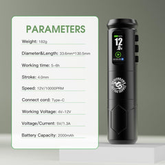 Dragonhawk A1 Pro cordless pen machine for portable practice anywhere